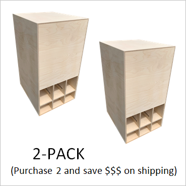 Devastator MkII 21-Inch Ported Horn in Baltic Birch Music Edition (28Hz Tuning) - Two Pack