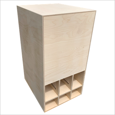 Devastator MkII 21-Inch Ported Horn in Baltic Birch Music Edition (28Hz Tuning) - Single Flat Pack