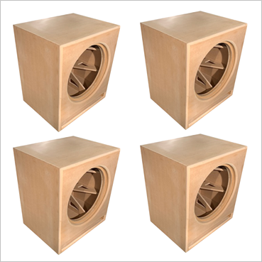 21-Inch Cube, Roundover Series, Flat Packs (4-PACK)