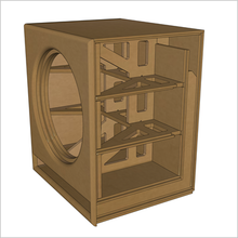 21-Inch Cube, Roundover Series, Flat Pack (Single Unit)