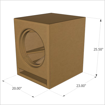 15-inch Cube by GSG(TM) Flat Subwoofer – GSG Design