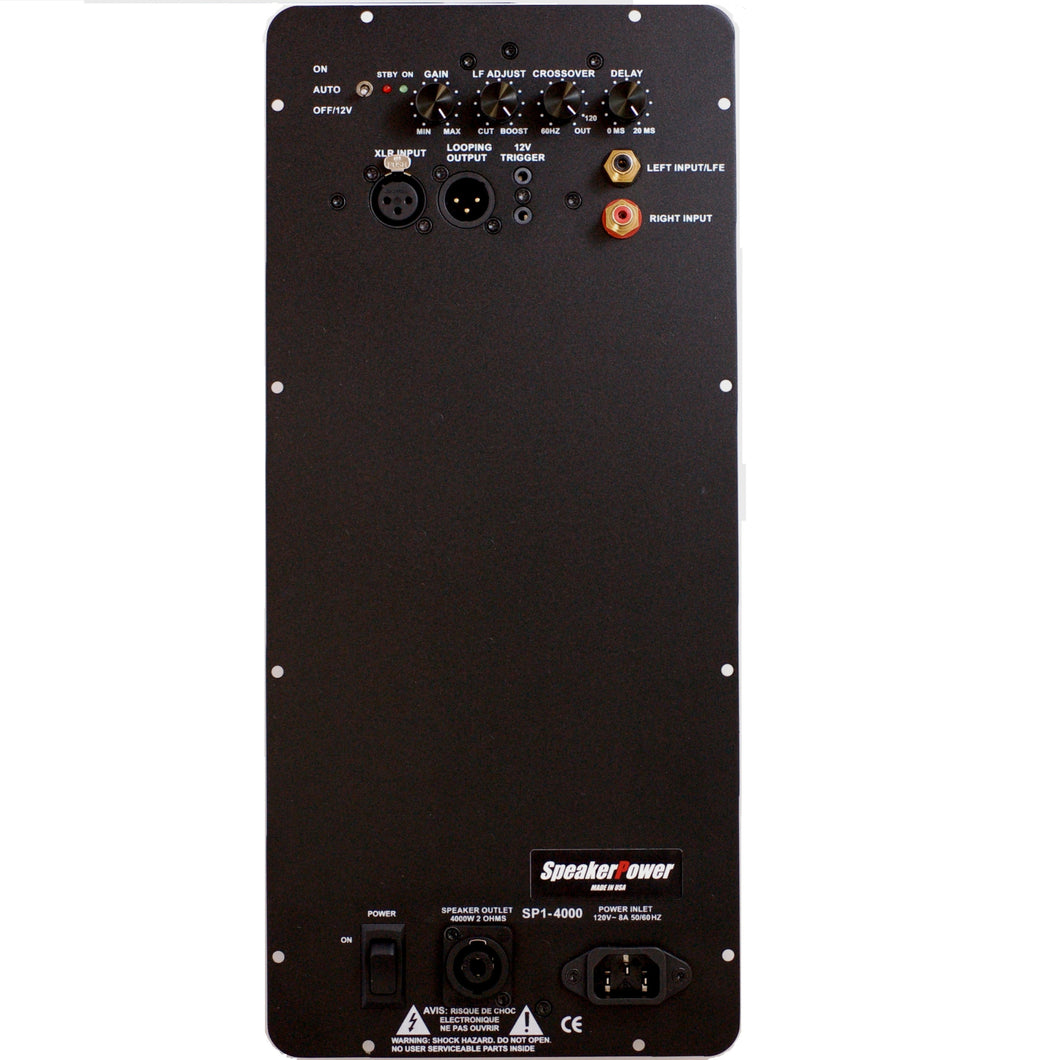 SP1-4000-HT Mono Subwoofer Plate Amplifier