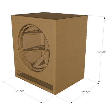 21 Inch Cube by GSG(TM) Flat Pack Subwoofer – GSG Audio Design