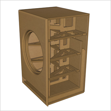 21 Inch Full Marty by GSG(TM) Flat Pack Subwoofer – GSG Audio Design