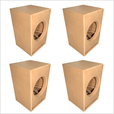 18-Inch Mini-Marty, Roundover Series, Flat Packs (4-PACK)
